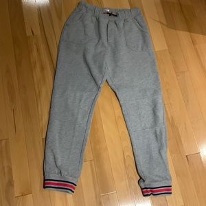 Boys Gymboree Grey Cuffed Joggers - size 12